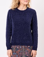 Pull maille duveteuse imprimé La Fiancée