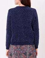 Pull maille duveteuse imprimé La Fiancée