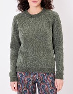 Pull maille duveteuse imprimé La Fiancée