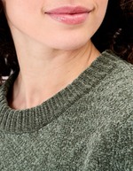 Pull maille duveteuse imprimé La Fiancée