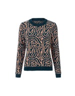 Pull maille duveteuse imprimé La Fiancée