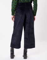 Pantalon velours large 7/8 imprimé La Fiancée