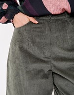 Pantalon velours large 7/8 imprimé La Fiancée