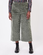 Pantalon velours large 7/8 imprimé La Fiancée