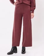 Pantalon maille large imprimé La Fiancée