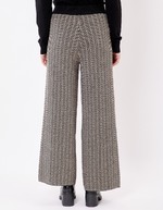 Pantalon maille large imprimé La Fiancée