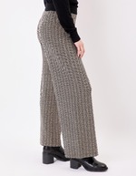 Pantalon maille large imprimé La Fiancée