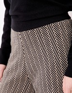 Pantalon maille large imprimé La Fiancée