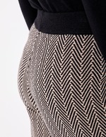 Pantalon maille large imprimé La Fiancée