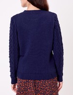 Pull maille brodée imprimé La Fiancée