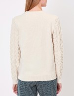 Pull maille brodée imprimé La Fiancée