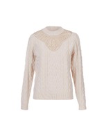 Pull maille brodée imprimé La Fiancée