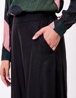 Pantalon large fluide imprimé La Fiancée