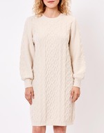 Robe pull maille fantaisie imprimé La Fiancée