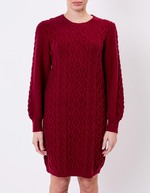 Robe pull maille fantaisie imprimé La Fiancée