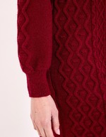 Robe pull maille fantaisie imprimé La Fiancée