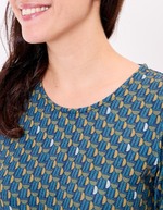 Robe midi maille imprimé La Fiancée