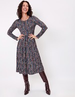 Robe midi maille imprimé La Fiancée