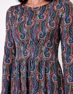 Robe midi maille imprimé La Fiancée