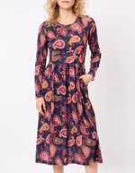 Robe midi maille imprimé La Fiancée