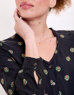 Robe empire fluide imprimé La Fiancée
