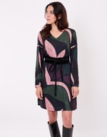 Robe fluide évasée imprimé La Fiancée