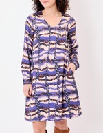 Robe fluide évasée imprimé La Fiancée