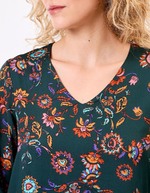 Robe fluide évasée imprimé La Fiancée