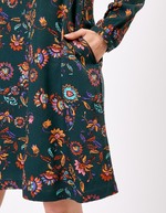 Robe fluide évasée imprimé La Fiancée