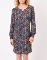 Robe maille fluide imprimé La Fiancée