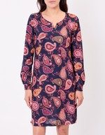 Robe maille fluide imprimé La Fiancée