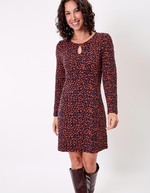 Robe maille jacquard ajustée imprimé La Fiancée