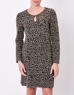 Robe maille jacquard ajustée imprimé La Fiancée