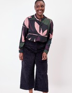 Blouse fluide volants imprimé La Fiancée