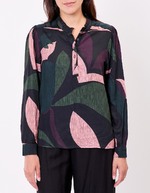 Blouse fluide volants imprimé La Fiancée