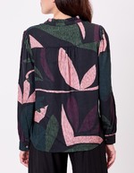 Blouse fluide volants imprimé La Fiancée