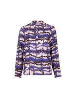 Blouse fluide volants imprimé La Fiancée