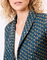 Veste souple maille bio imprimé La Fiancée