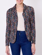 Veste souple maille bio imprimé La Fiancée