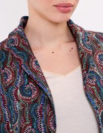 Veste souple maille bio imprimé La Fiancée