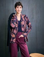 Veste souple maille bio imprimé La Fiancée