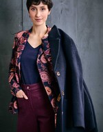 Veste souple maille bio imprimé La Fiancée