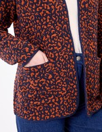 Veste souple maille jacquard imprimé La Fiancée