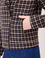 Veste courte en lainage imprimé La Fiancée