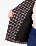 Veste courte en lainage imprimé La Fiancée