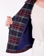 Veste courte en lainage imprimé La Fiancée