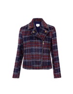 Veste courte en lainage imprimé La Fiancée
