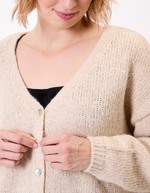 Gilet court femme uni imprimé La Fiancée