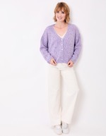 Gilet court femme uni imprimé La Fiancée