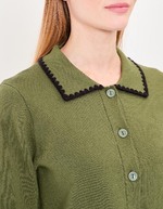 Veste gilet en coton épais uni imprimé Princesse Nomade